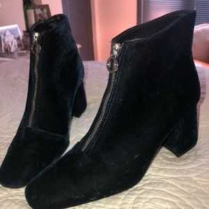 ZARA bootie. Never worn. Deep teal